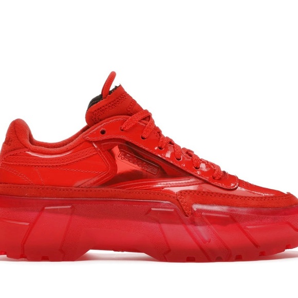 Reebok - Cardi B Club C Instinct Red Sneakers - Picture 6 of 6